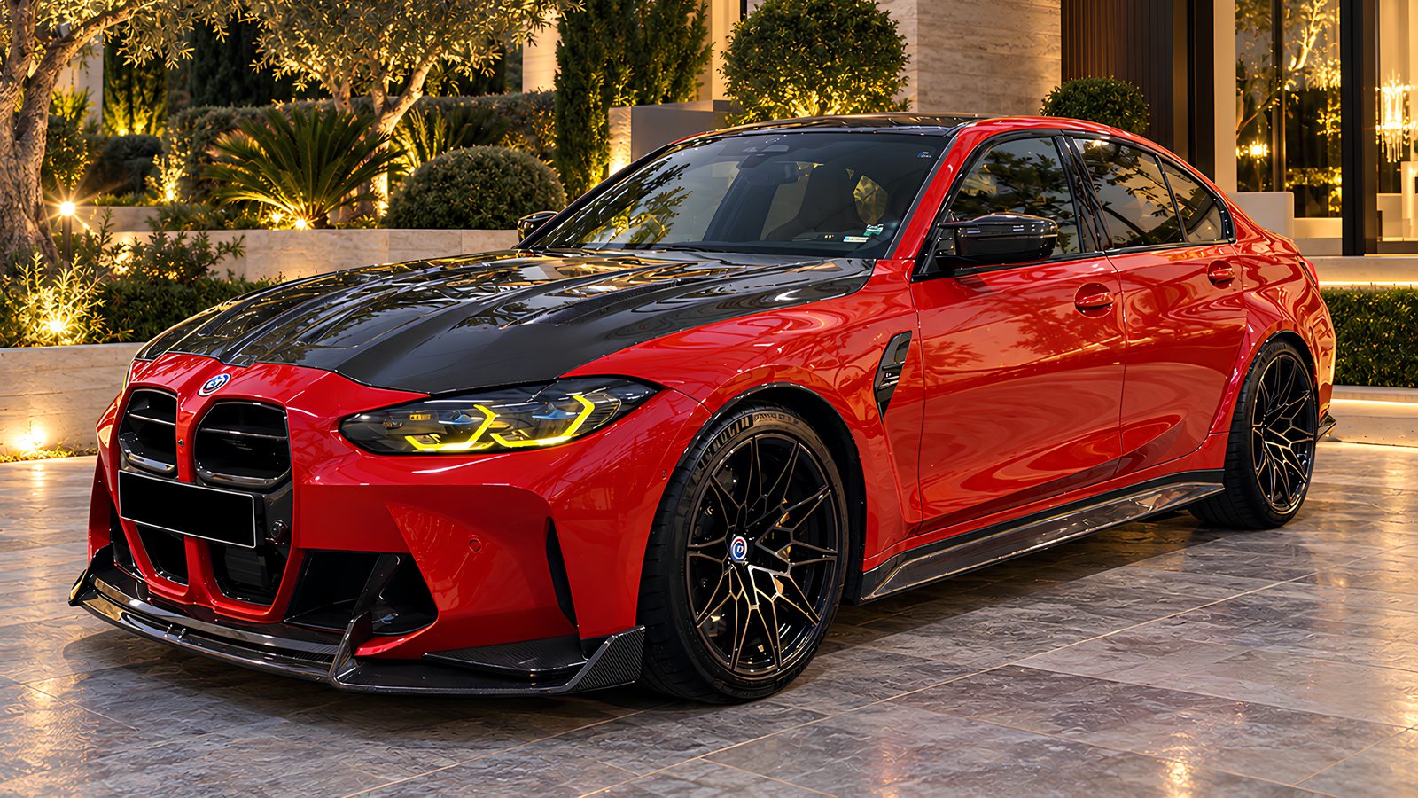 BMW M3 CS 2023 rouge — EVO LUXURY Fleet, réservée