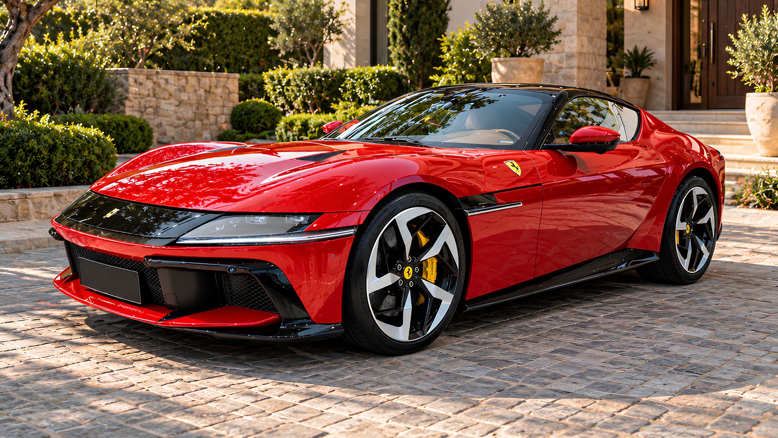 Ferrari 12Cilindri 2025 Rosso Corsa — EVO LUXURY Fleet, réservée