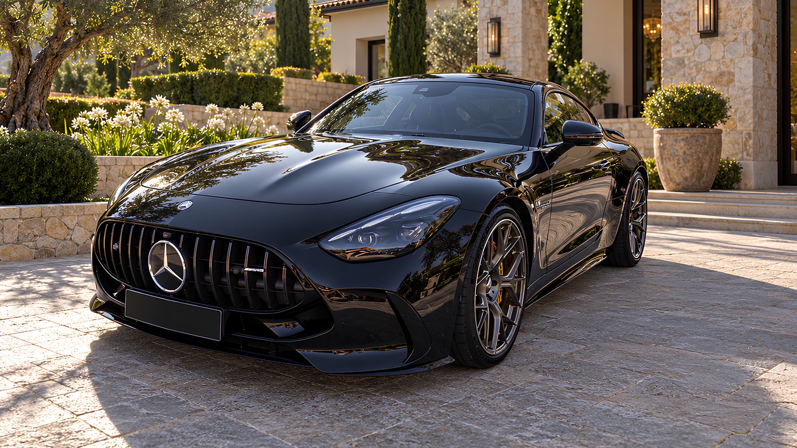 Mercedes-AMG GT 63 Coupé 2025 noire — EVO LUXURY Fleet, réservée