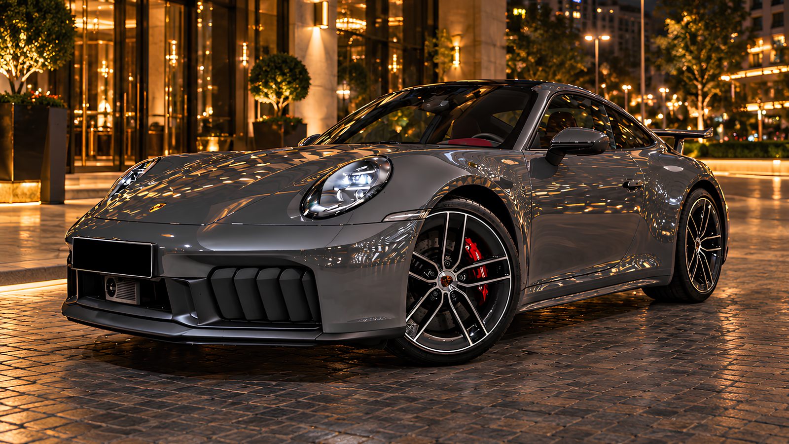 Porsche 911 Carrera 4 GTS 2025 grise — EVO LUXURY Fleet, réservée